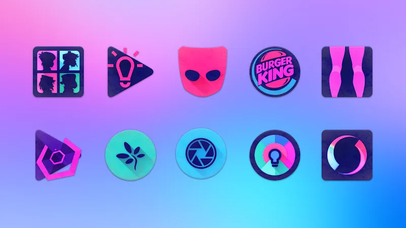 Black Stallion Icon Pack screenshot 3