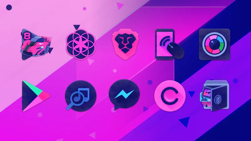 Black Stallion Icon Pack screenshot 4