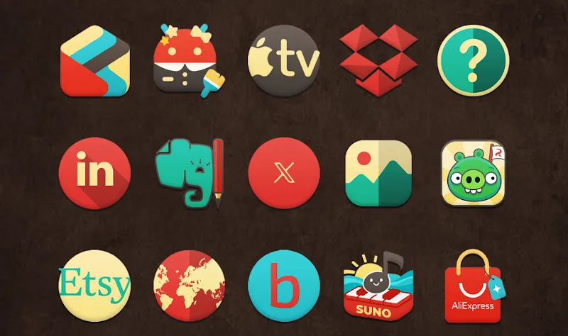 RetriconPD - Icon Pack preview image 5