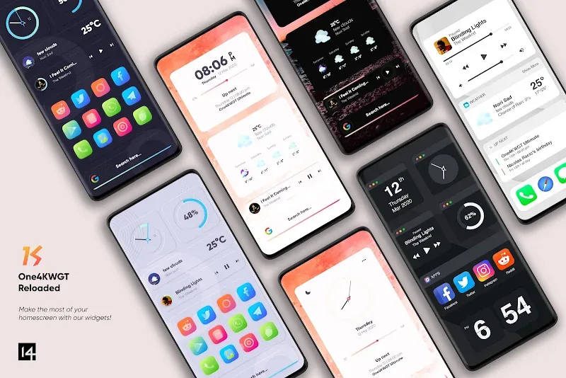 One4KWGT Reloaded screenshot 3