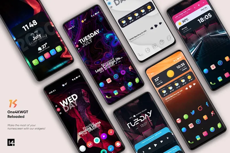 One4KWGT Reloaded screenshot 2