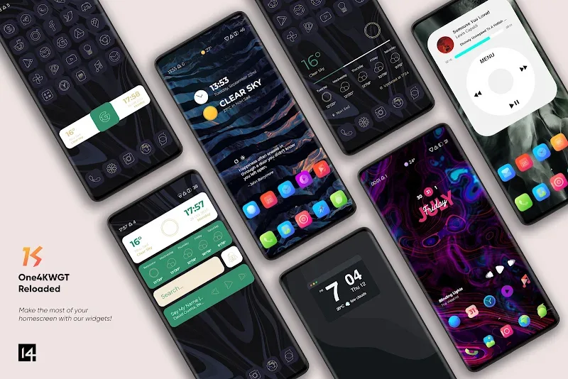 One4KWGT Reloaded screenshot 1