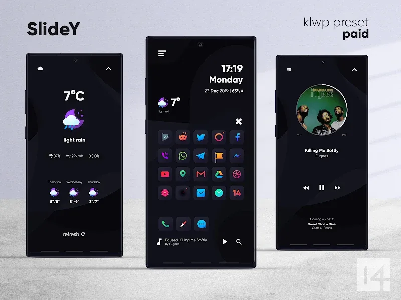 One4KLWP Pro screenshot 2