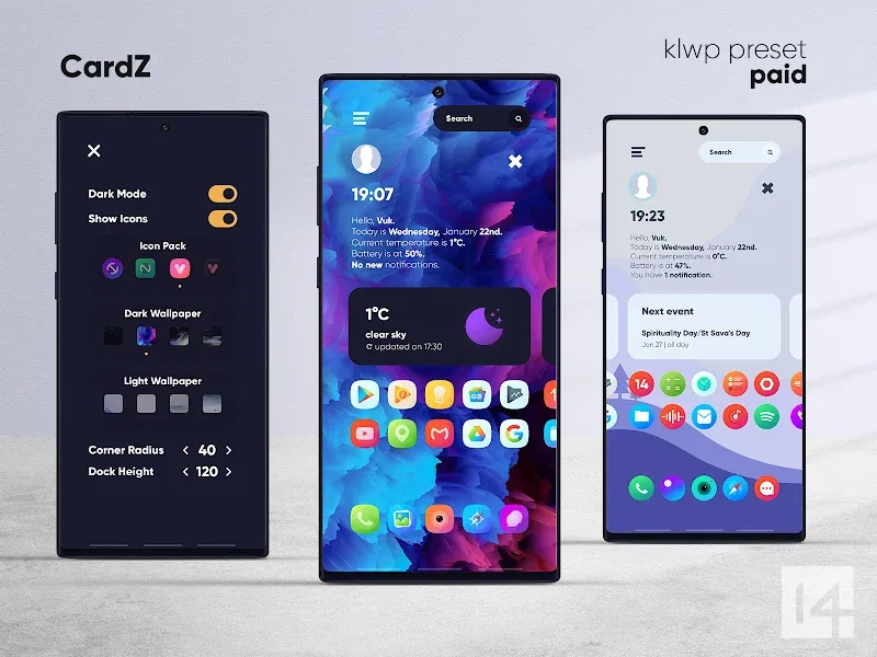 One4KLWP Pro screenshot 5
