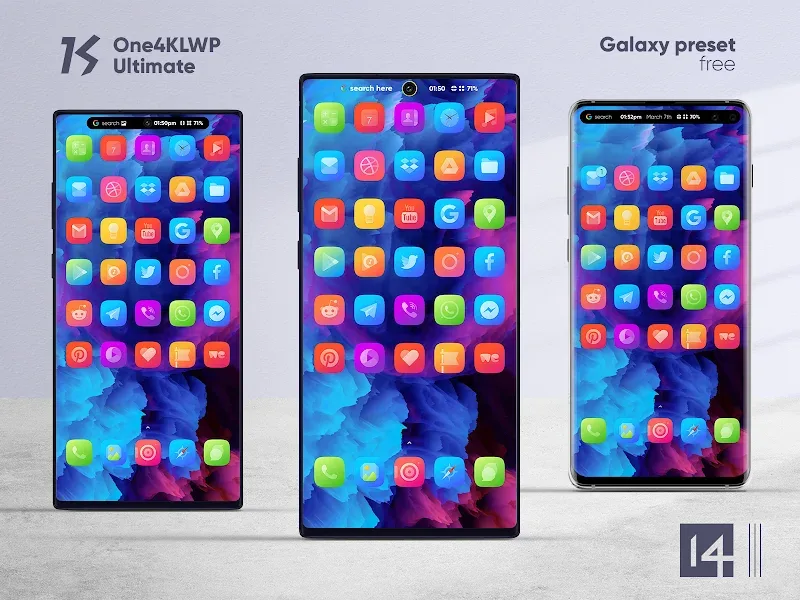 One4KLWP Ultimate In-App Preview 2