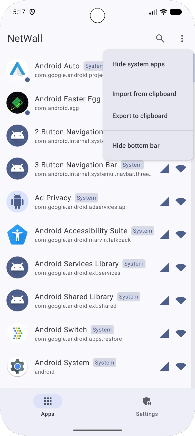 NetWall screenshot 2