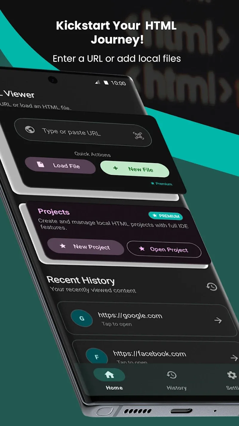 HTML Viewer screenshot 1