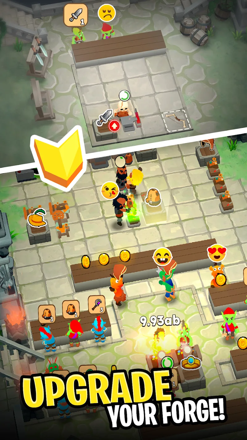 Idle Dungeon Keeper gameplay screenshot 3